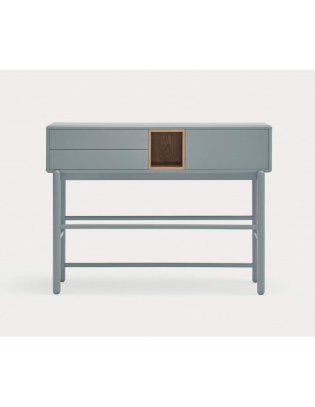 TEULAT Consola de diseño CORVO 120x35, gris perla, roble TEULAT Consola de diseño CORVO 120x35, gris perla, roble