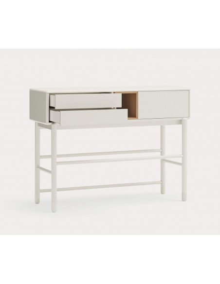 Teulat Console de design CORVO 120X35, creme, Carvalho