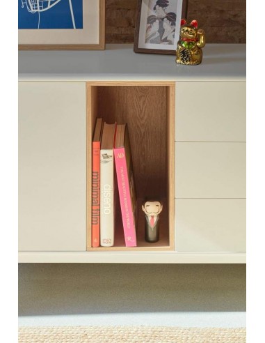 Teulat aparador de design CORVO 140x40, creme, Carvalho