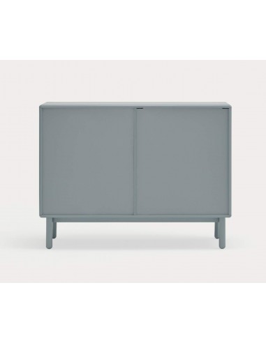 TEULAT CÓMODA CORVO 120x40, 7 CAJONES, GRIS PERLA