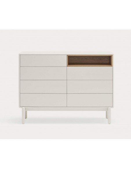 TEULAT CÓMODA CORVO 120x40, 7 CAJONES, CREMA TEULAT CÓMODA CORVO 120x40, 7 CAJONES, CREMA