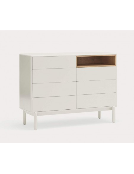 TEULAT CÓMODA CORVO 120x40, 7 CAJONES, CREMA TEULAT CÓMODA CORVO 120x40, 7 CAJONES, CREMA