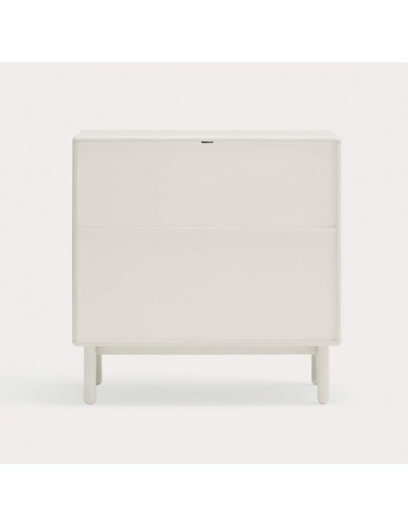 TEULAT COMODA CORVO 90x40, 4 gavetas, creme, Carvalho