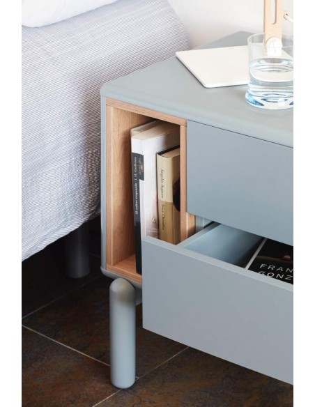 TEULAT MESITA noche CORVO 48x35, GRIS PERLA, ROBLE