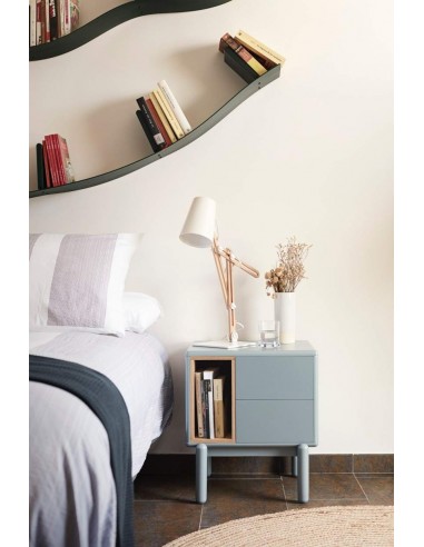 TEULAT MESITA noche CORVO 48x35, GRIS PERLA, ROBLE