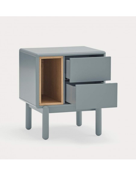 TEULAT MESITA noche CORVO 48x35, GRIS PERLA, ROBLE