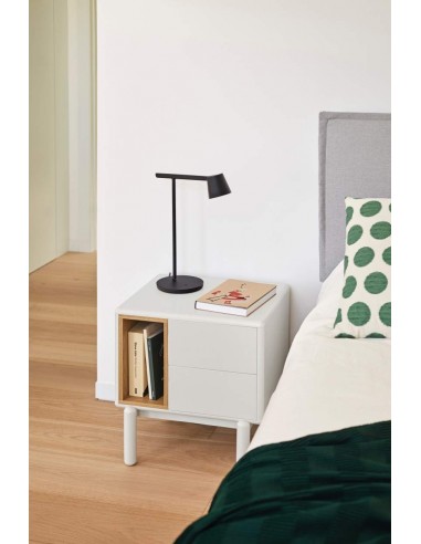 TEULAT MESITA noche CORVO 48x35, CREMA, ROBLE