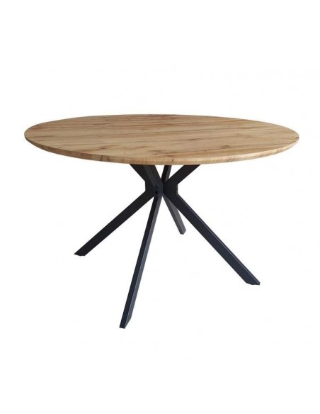 Mesa redonda MINERA 120 metal, madera Mesa redonda MINERA 120 metal, madera