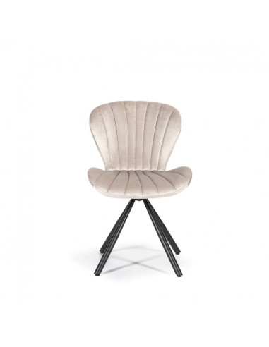 SILLA DE DISEÑO GIRATORIA,SIREN,TAPIZADA EN TERCIOPELO.
