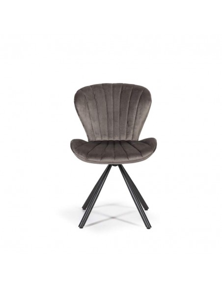 CADEIRA DE DESIGN GIRATÓRIA, SIREN, ESTOFADA EM VELUDO. CADEIRA DE DESIGN GIRATÓRIA, SIREN, ESTOFADA EM VELUDO.