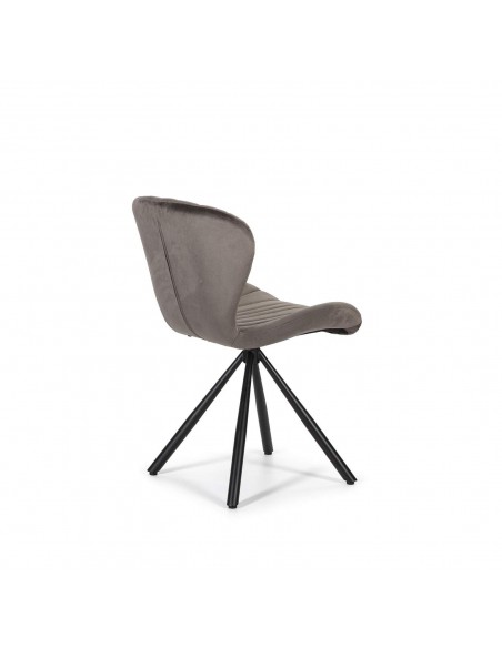 SILLA DE DISEÑO GIRATORIA,SIREN,TAPIZADA EN TERCIOPELO.