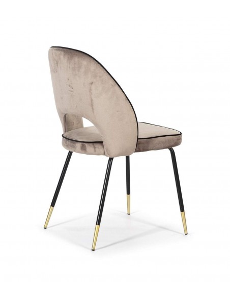 SILLA DE DISEÑO moderno RAY, TERCIOPELO. SILLA DE DISEÑO moderno RAY, TERCIOPELO.