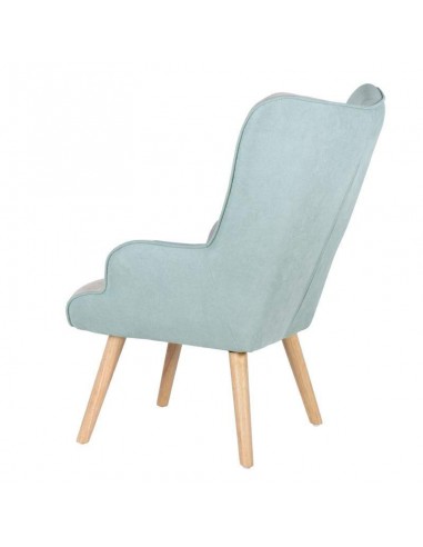 Butaca nórdica Florida, tela patchwork, madera