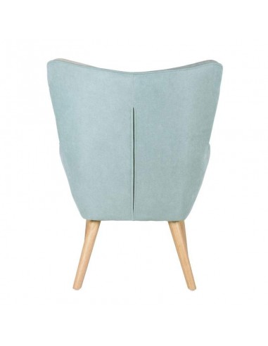 Butaca nórdica Florida, tela patchwork, madera