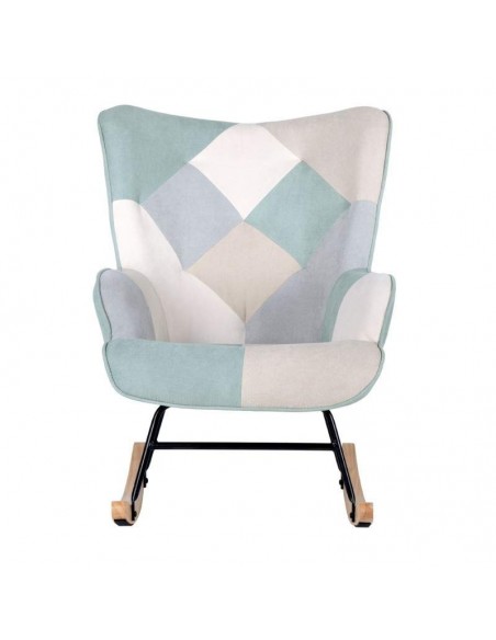 MECEDORA DE DISEÑO DENVER,TEJIDO PATCHWORK.