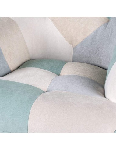 MECEDORA DE DISEÑO DENVER,TEJIDO PATCHWORK.