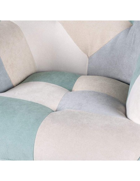 MECEDORA DE DISEÑO DENVER,TEJIDO PATCHWORK.