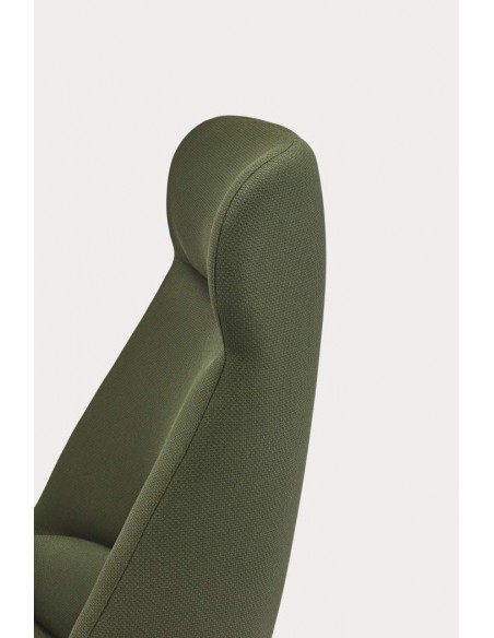 Teulat Sillón de diseño DINS alto, tela, metal Teulat Sillón de diseño DINS alto, tela, metal