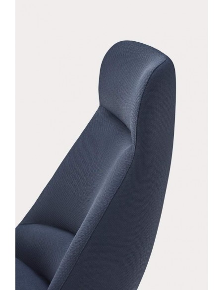 Teulat Sillón de diseño DINS alto, tela, metal Teulat Sillón de diseño DINS alto, tela, metal