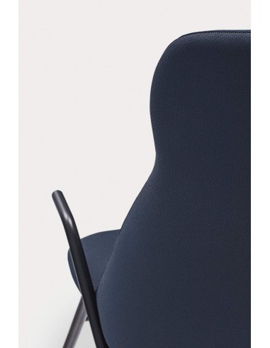 Teulat Poltrona de design DINS alta, tecido, metal