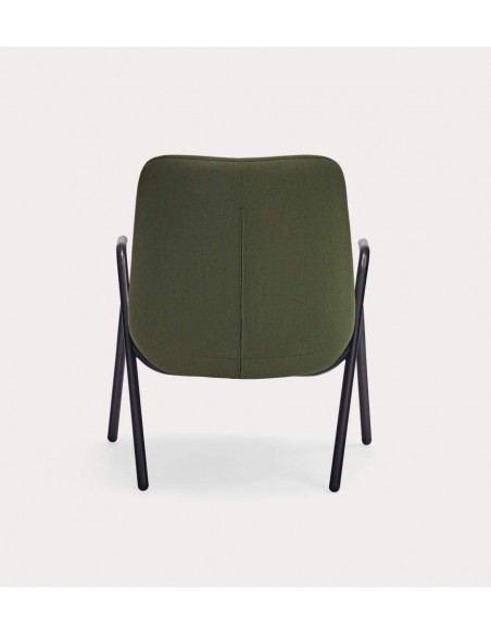 Teulat Sillón de diseño DINS, tela, metal