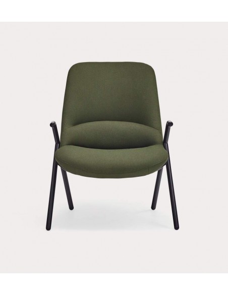 Teulat Sillón de diseño DINS, tela, metal