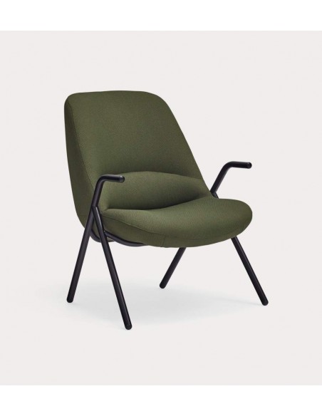 Teulat Poltrona de design DINS, tecido, metal