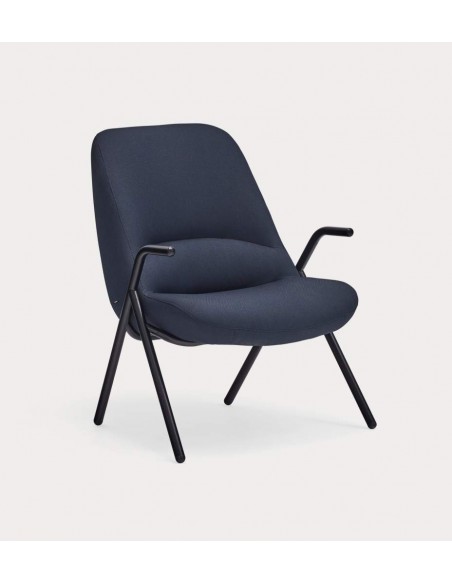 Teulat Sillón de diseño DINS, tela, metal