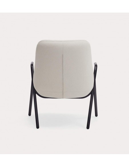 Teulat Sillón de diseño DINS, tela, metal