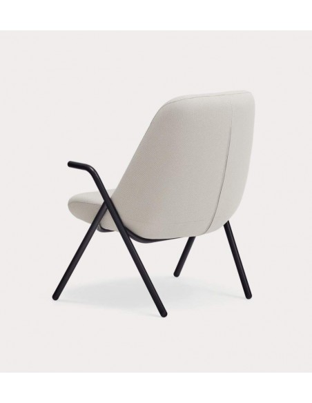 Teulat Poltrona de design DINS, tecido, metal