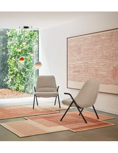 Teulat Poltrona de design DINS, tecido, metal