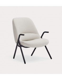 Teulat Poltrona de design DINS, tecido, metal