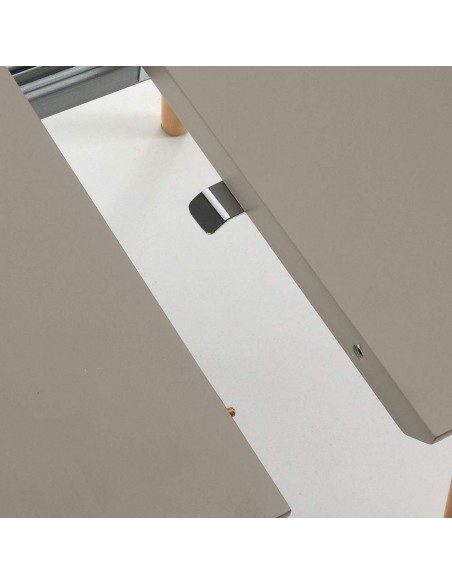 Oakland mesa extensível Oval 120 (200) X90 marrom, faia