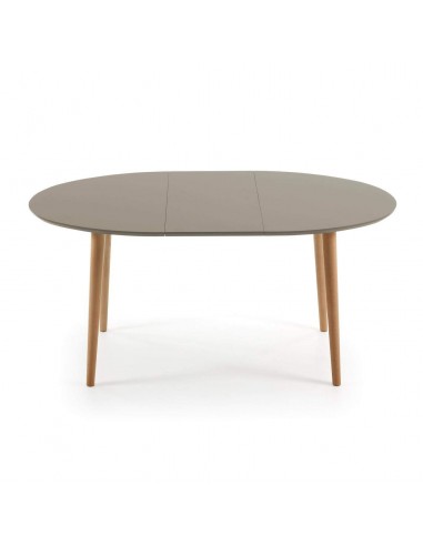 Oakland mesa extensível Oval 120 (200) X90 marrom, faia