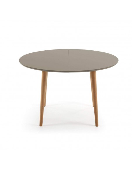 Oakland mesa extensível Oval 120 (200) X90 marrom, faia