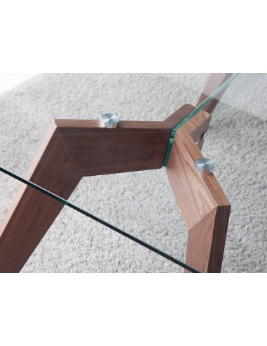 Angel Cerdá 1031, Mesa Comedor de Diseño 160x95, cristal, nogal