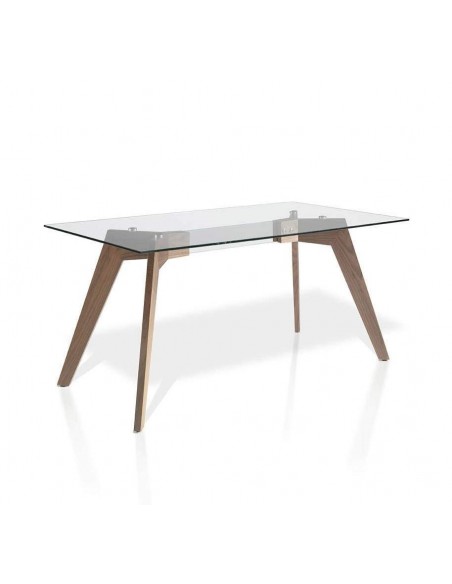 Angel Cerdá 1031, Mesa Comedor de Diseño 160x95, cristal, nogal