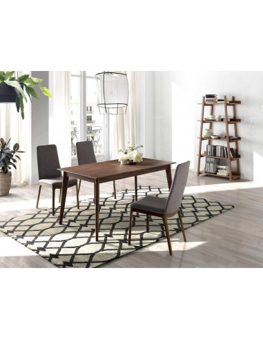 Anjo Cerdá mesa de jantar extensível nogueira 150 (200) x85