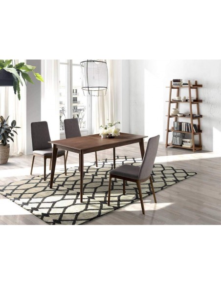 Angel Cerdá MESA COMEDOR EXTENSIBLE NOGAL 150(200)x85 Angel Cerdá MESA COMEDOR EXTENSIBLE NOGAL 150(200)x85