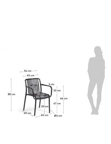 Silla de Jardín Isabellini de Polipropileno.