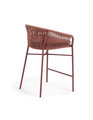 Taburete Yanet de cuerda , altura 65 cm.