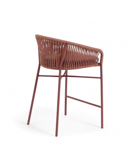 Taburete Yanet de cuerda , altura 65 cm.