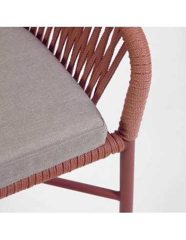 Taburete Yanet de cuerda , altura 65 cm.