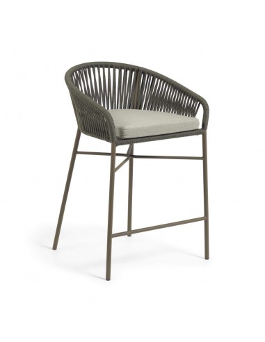 Tamborete terraço Yanet 65 de corda, aço galvanizado