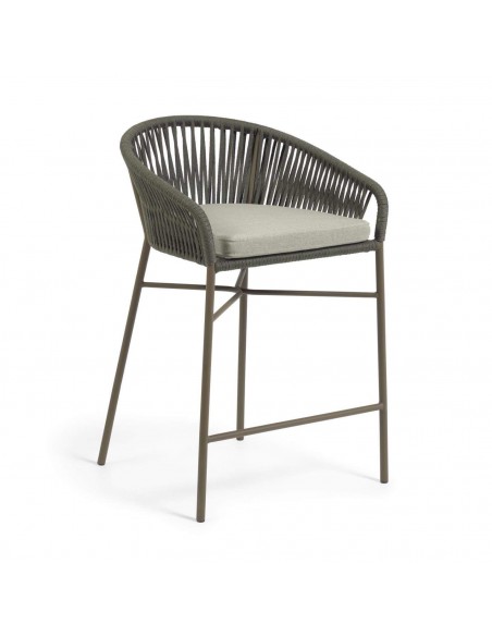 Taburete Yanet de cuerda , altura 65 cm.