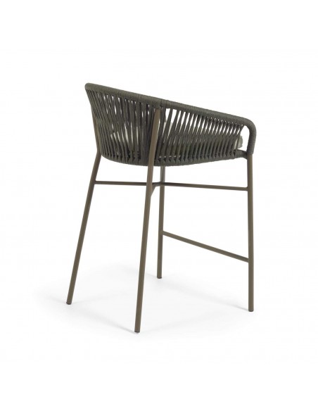 Taburete Yanet de cuerda , altura 65 cm.