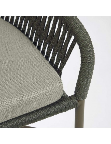 Taburete Yanet de cuerda , altura 65 cm.