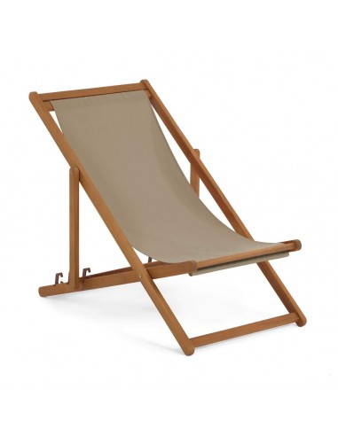 Hamaca plegable de exterior Adredna de madera maciza acacia 100% y tejido.