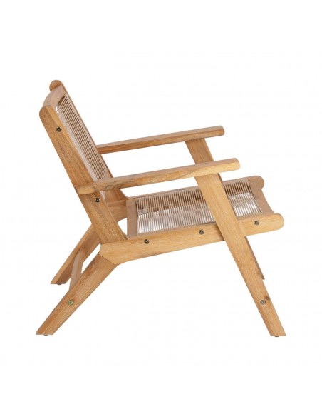 Sillón para exterior, Geralda madera maciza acacia 100% con acabado natural u oscuro. Sillón para exterior, Geralda madera maciza acacia 100% con acabado natural u oscuro.