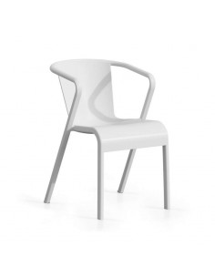Silla con brazos exterior GOLU, apilable, polipropileno 2